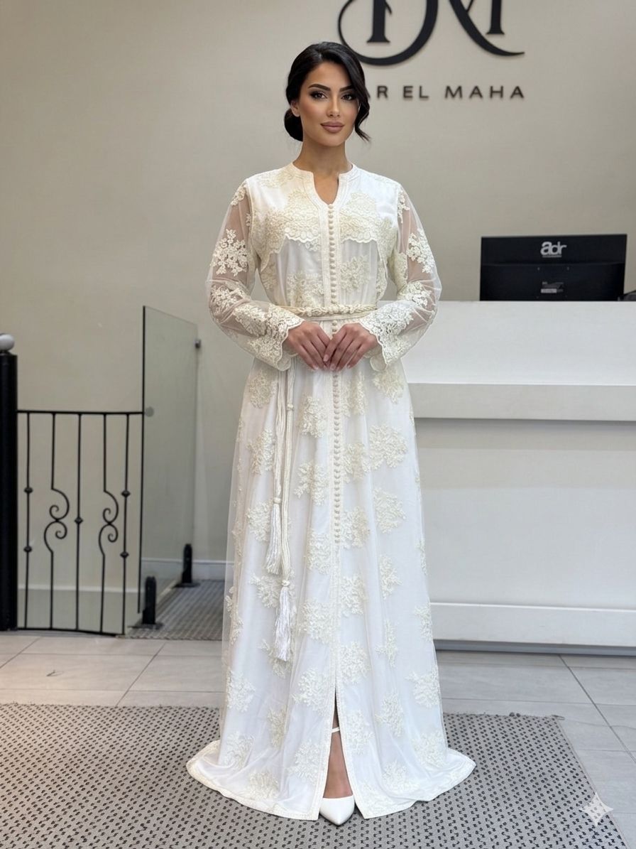 Caftan Majesté Blanche